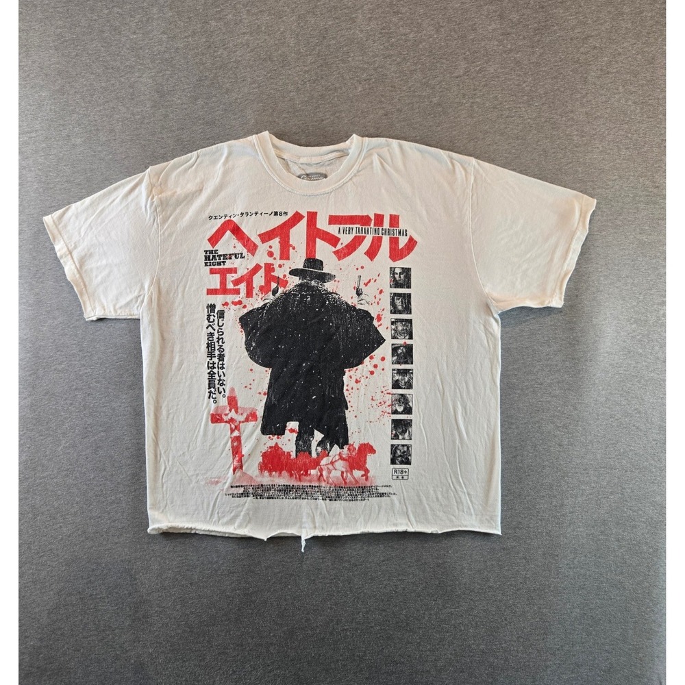 Rucking Fotten Hateful Eight T Shirt Mens XL Cream Japanese Tarantino Cropped